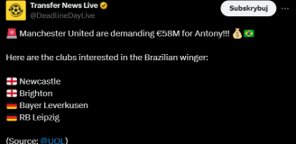 Antony WYCENIONY przez Manchester United na... O.o
